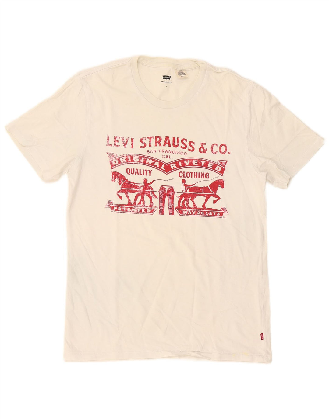 Levi's Majica kratkih rukava s grafičkim motivima, mala bijela