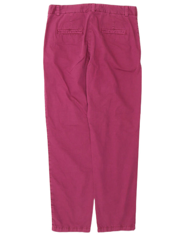 Marks & Spencer ženske ravne chino hlače UK 10 male W32 L30 ljubičaste