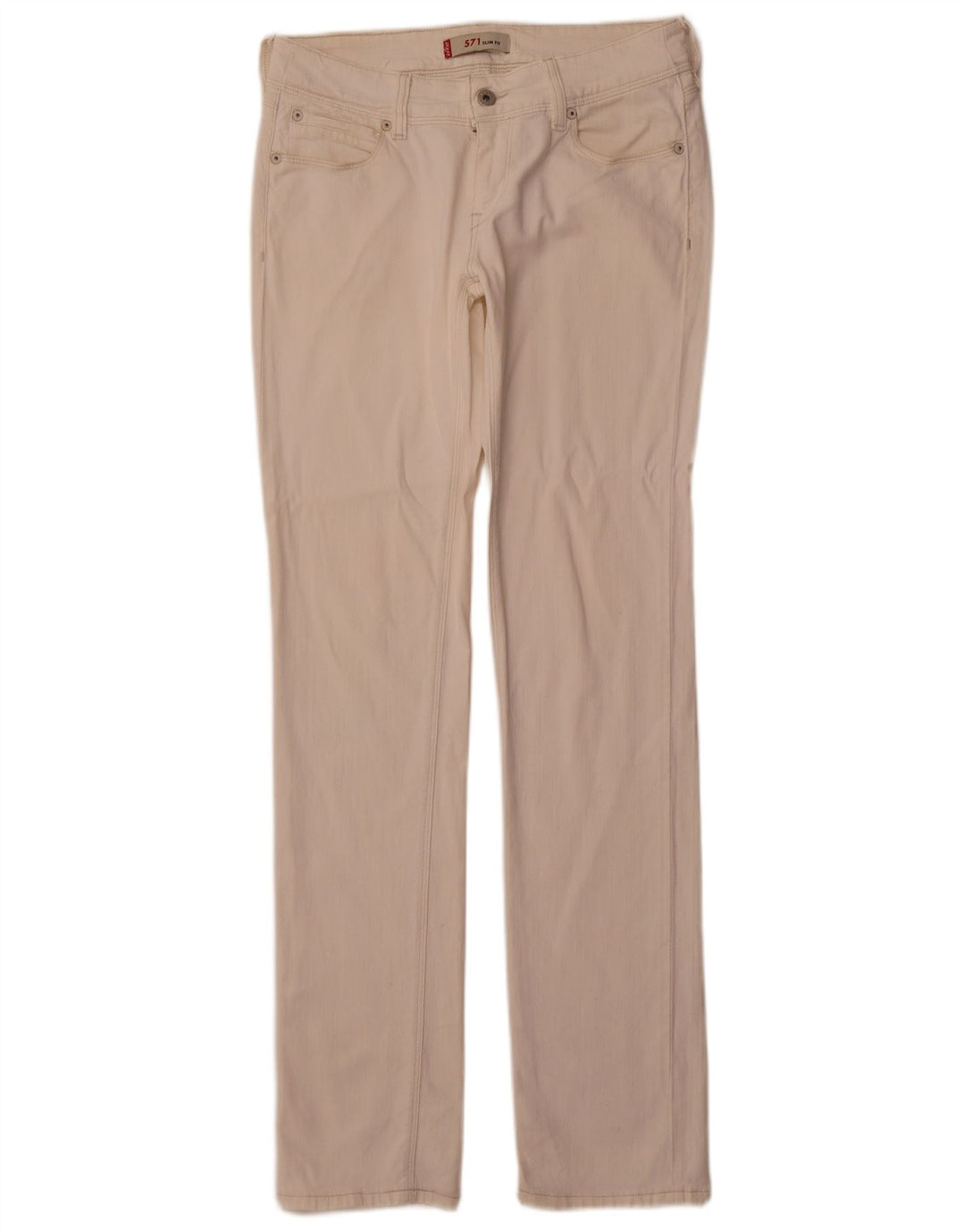 Levi's muške 571 uske traperice W30 L33 Off White