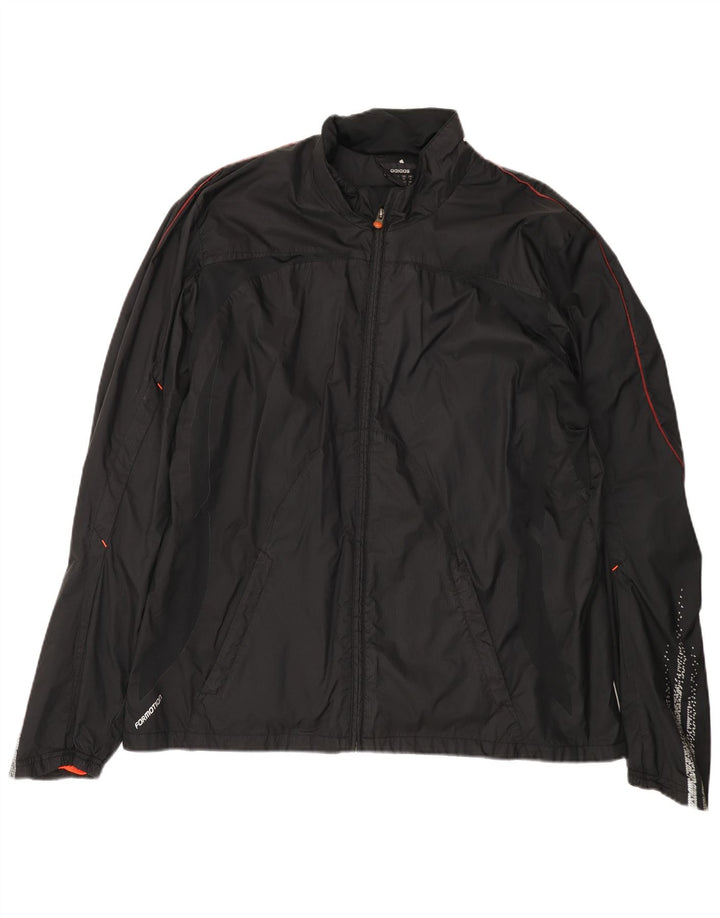 Adidas muška Climacool kišna jakna UK 42 XL crni poliester