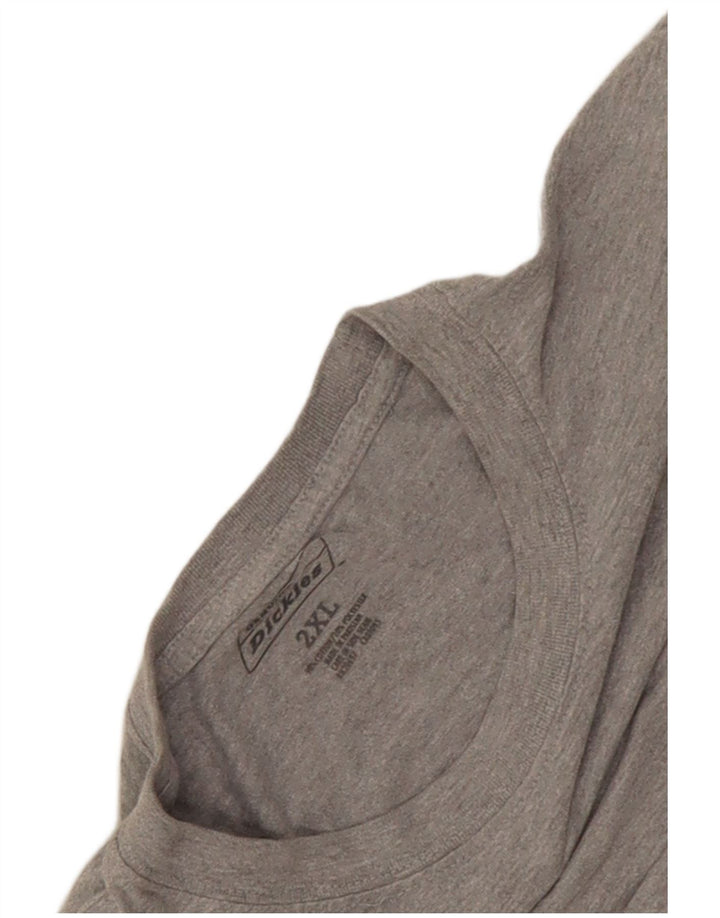 Dickies muška majica dugih rukava 2XL sivi flekasti pamuk