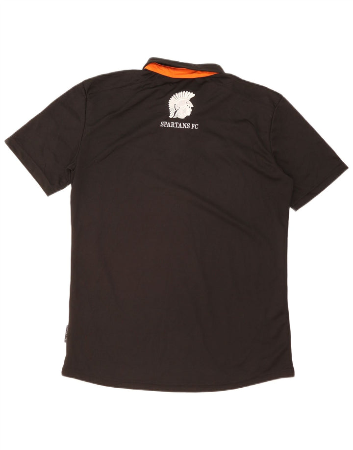 Umbro muška Spartans grafička polo majica velika crna poliesterska boja