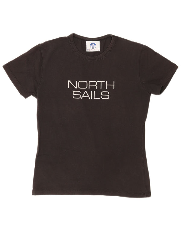 North Sails Ženska majica kratkih rukava s grafičkim motivima UK 14 Veliki sivi pamuk