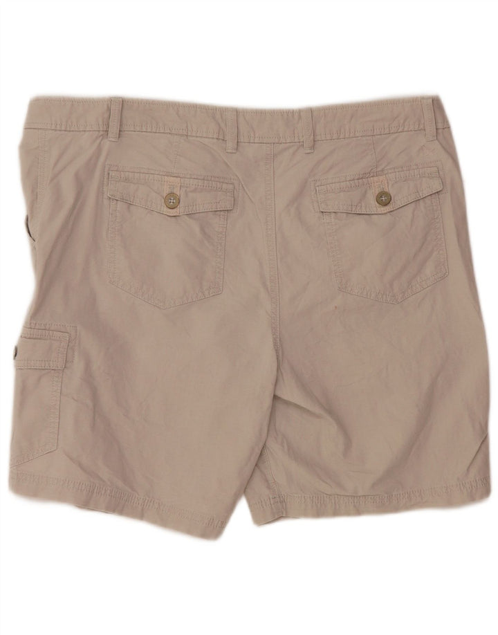 EDDIE BAUER Ženske kargo kratke hlače US 16 2XL W38 Sivi pamuk