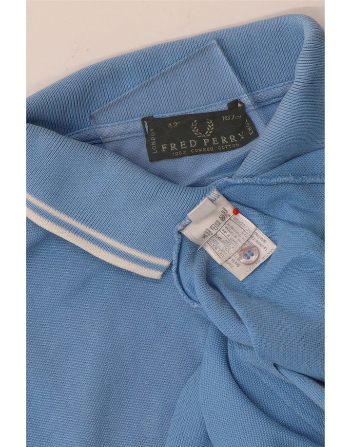 Fred Perry muška polo majica Srednje plavi pamuk