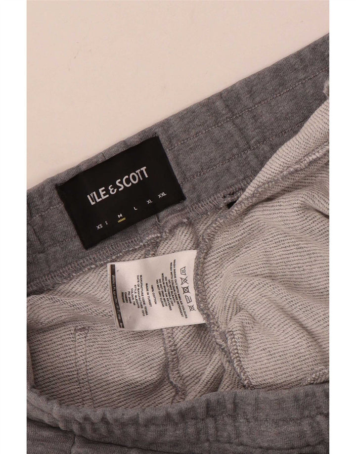 Lyle & Scott Muška trenirka Hlače Joggers Srednje sivi flekasti pamuk
