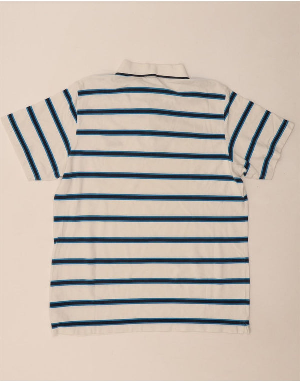 REEBOK muška polo majica XL bijeli pamuk na pruge