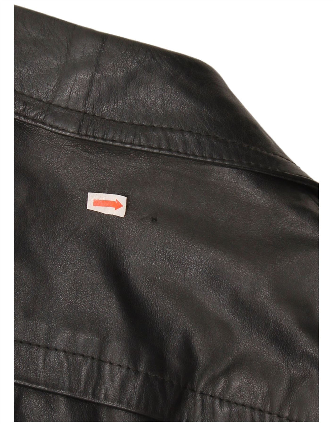 VINTAGE muški kožni kaput IT 48 Srednja crna koža