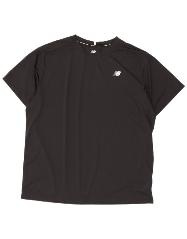 New Balance muška majica kratkih rukava 2XL crni poliester