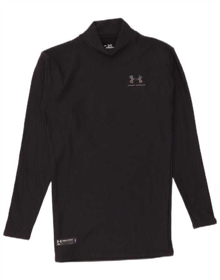 Under Armour muška kompresijska majica s dugim rukavima, srednji crni najlon