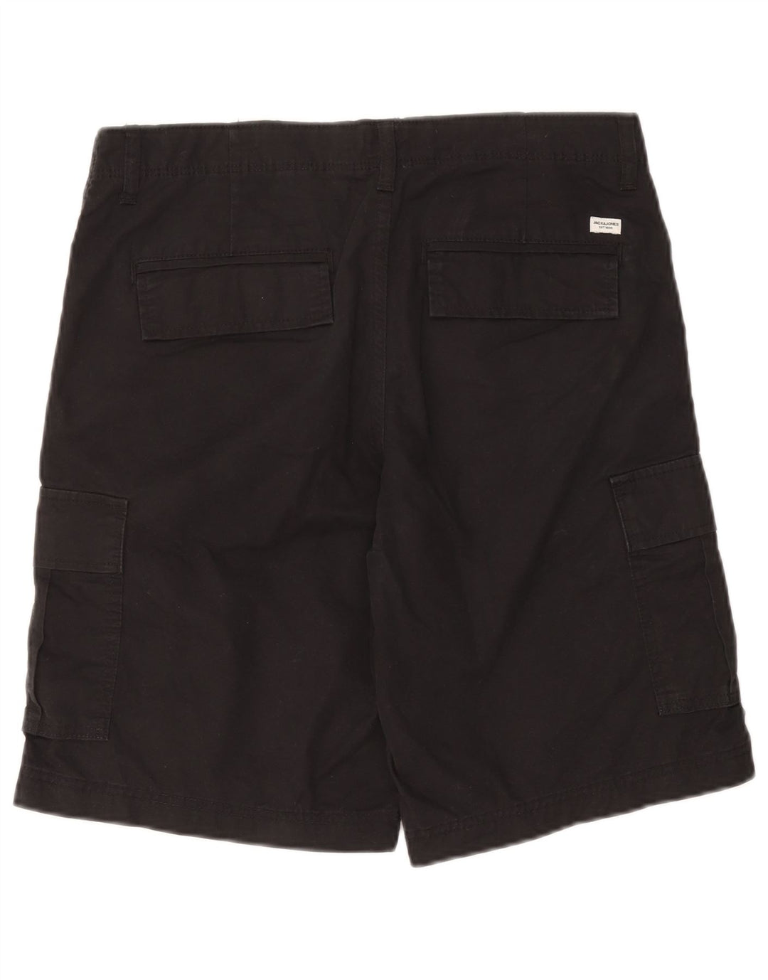 Jack & Jones muške kargo kratke hlače srednje veličine W32, crni pamuk