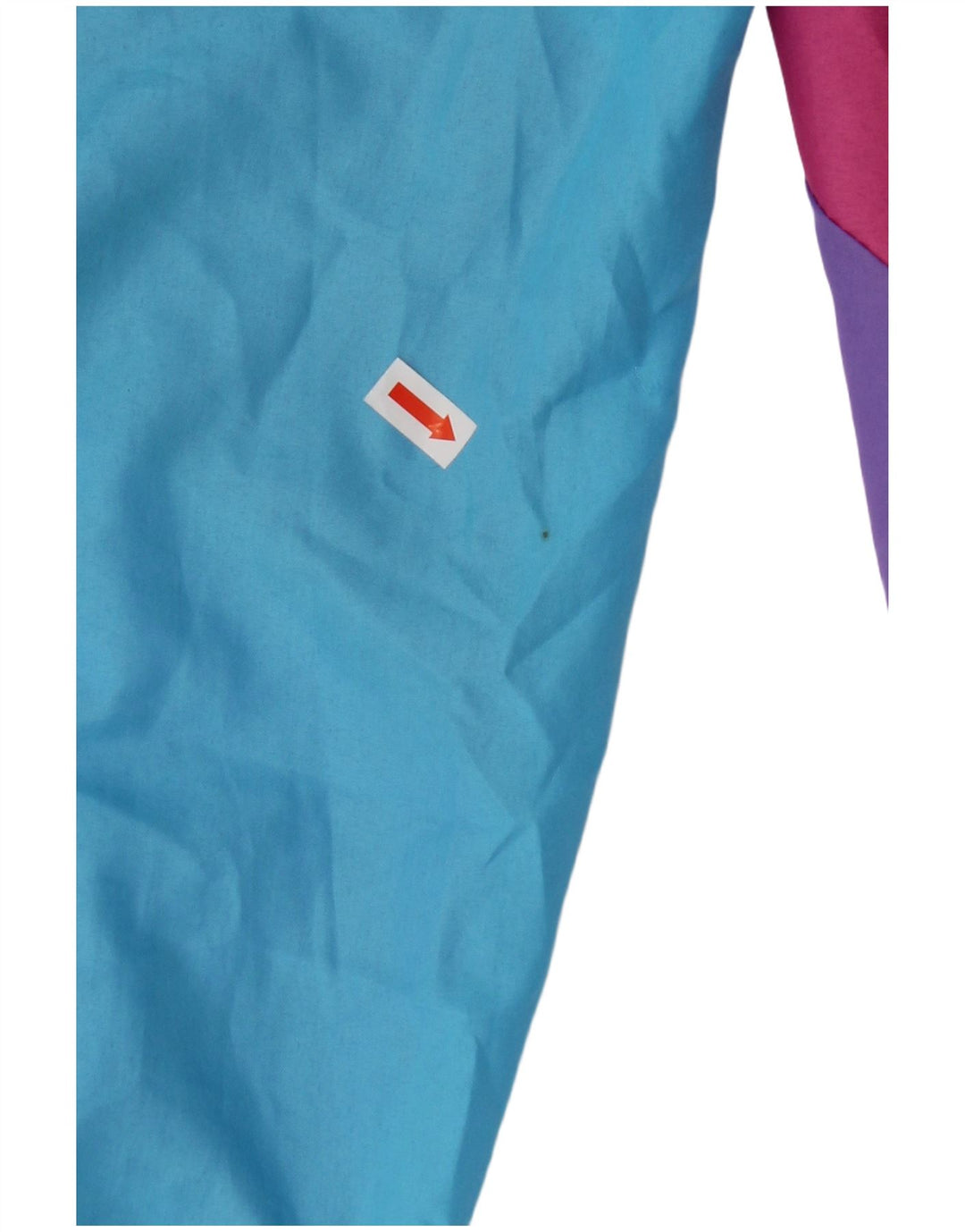 VINTAGE Ženska trenirka Hlače Joggers UK 10 Small Blue Colourblock