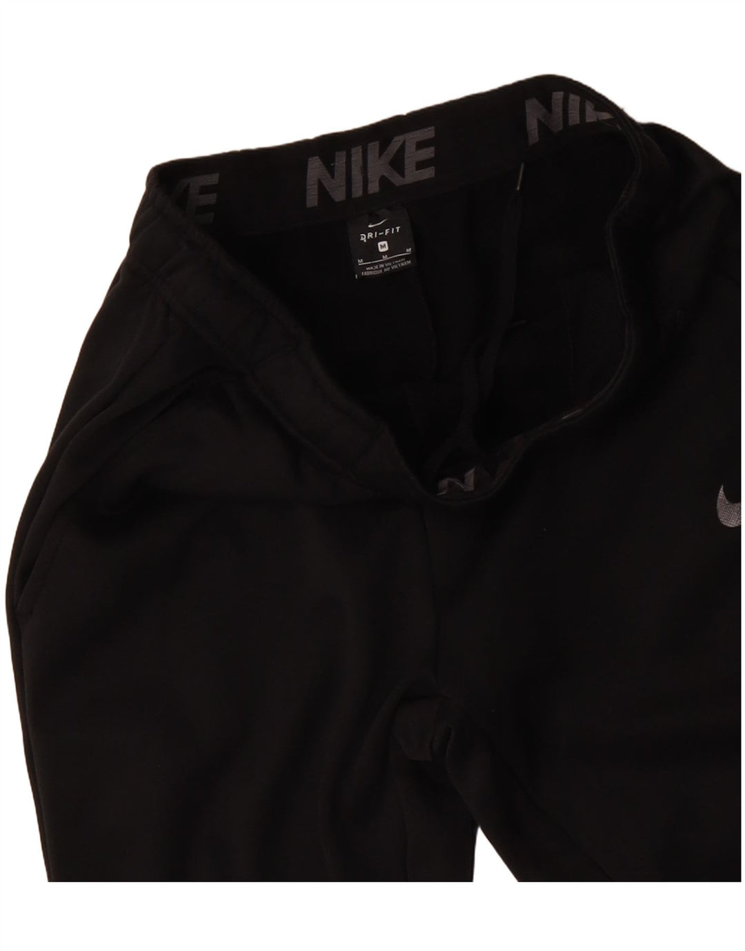 NIKE Muške Dri Fit Trenirke Hlače Joggers Srednji crni poliester