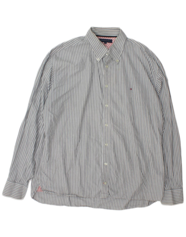 Tommy Hilfiger muška košulja 2XL pamuk na sive pruge