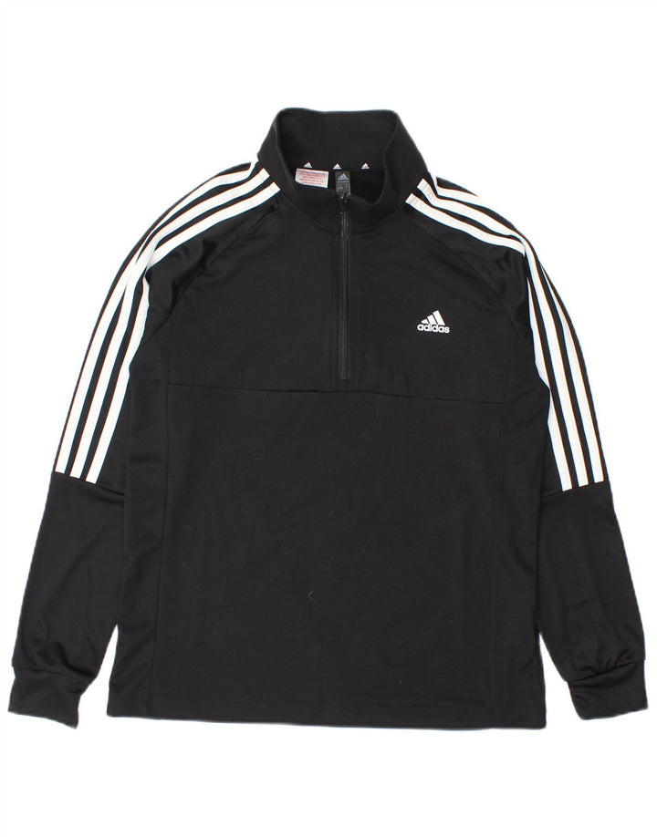 Adidas Top trenirka za dječake Aeroready Zip Neck Pullover 13-14 Years Black