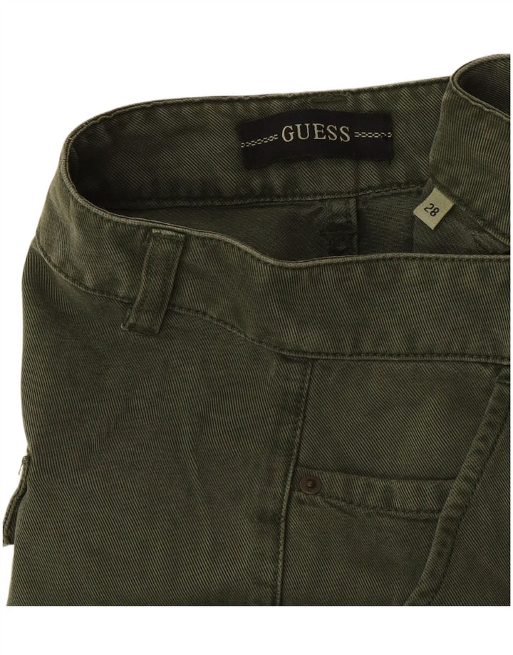Guess Ženske Joggers Cargo Hlače W28 L29 Zelene