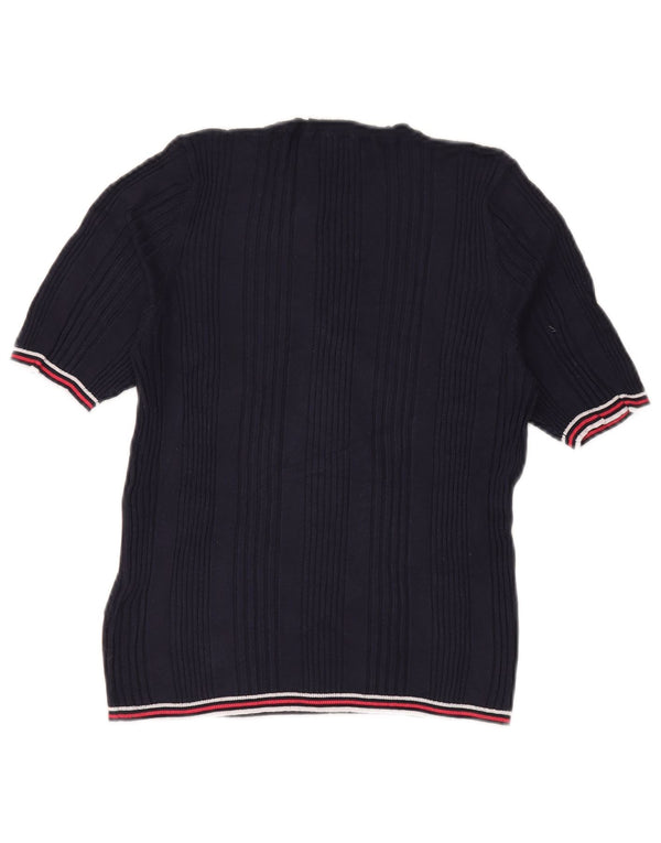 MARKS & SPENCER Ženski pulover s okruglim izrezom UK 14 Veliki tamnoplavi