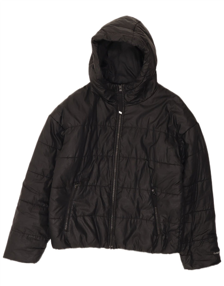 Nike ženska Therma-Fit velika podstavljena jakna UK 10 mala crna poliester