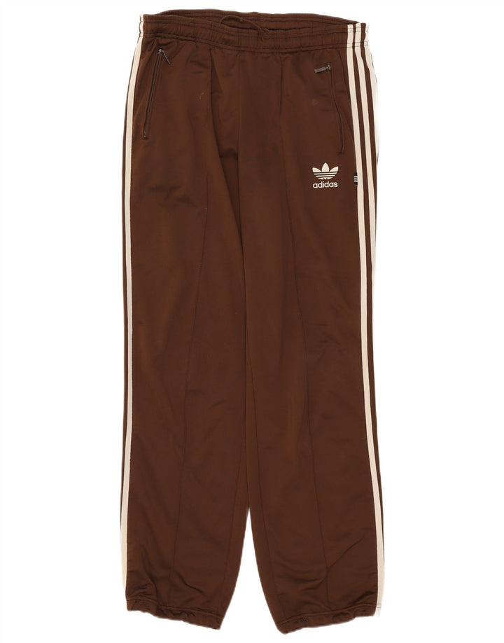 Adidas muške trenirke hlače Joggers UK 38/40 srednje smeđe poliester