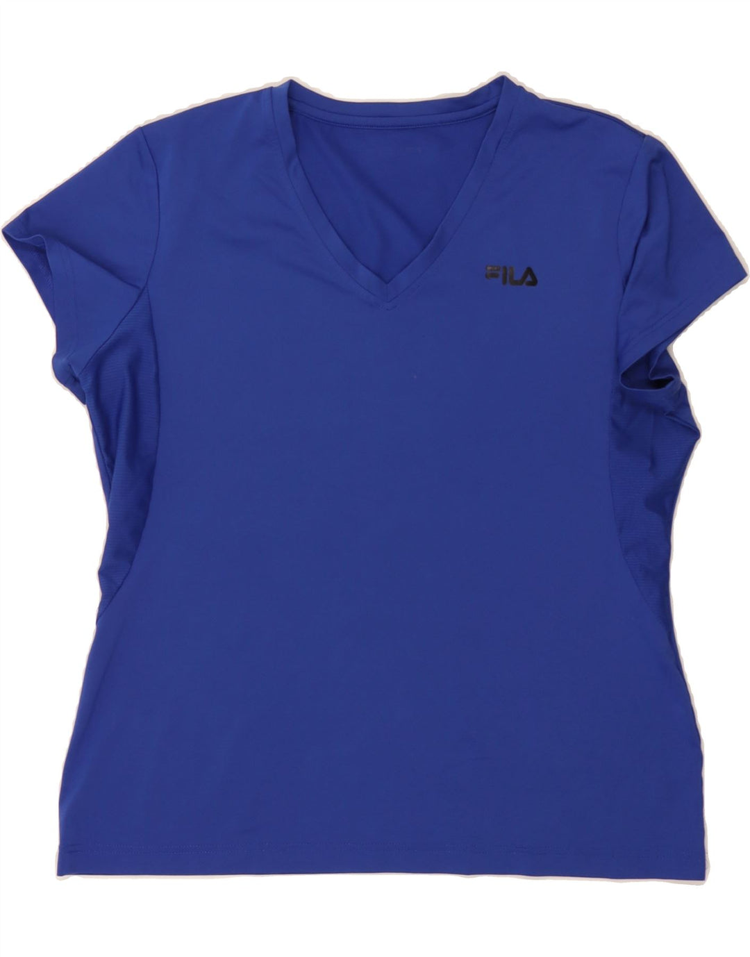 FILA Womens T-Shirt Top UK 16 Large Blue Vintage Fila and Second-Hand Fila from Messina Hembry 