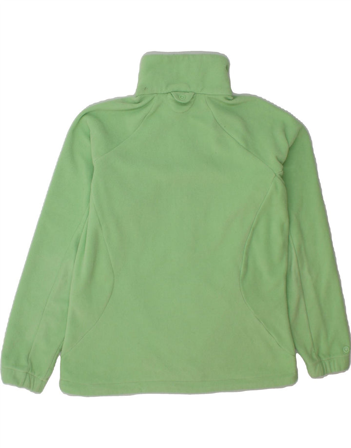 COLUMBIA Womens Fleece Jacket UK 16 Large Green Polyester Vintage Columbia and Second-Hand Columbia from Messina Hembry 