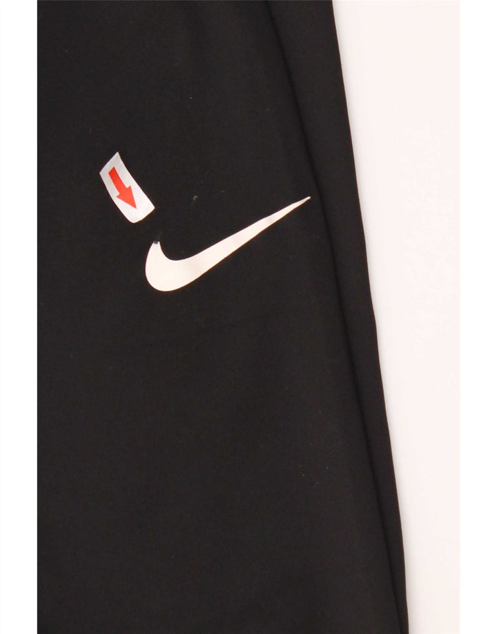 Nike ženske kapri grafičke tajice UK 8 male crne poliesterske