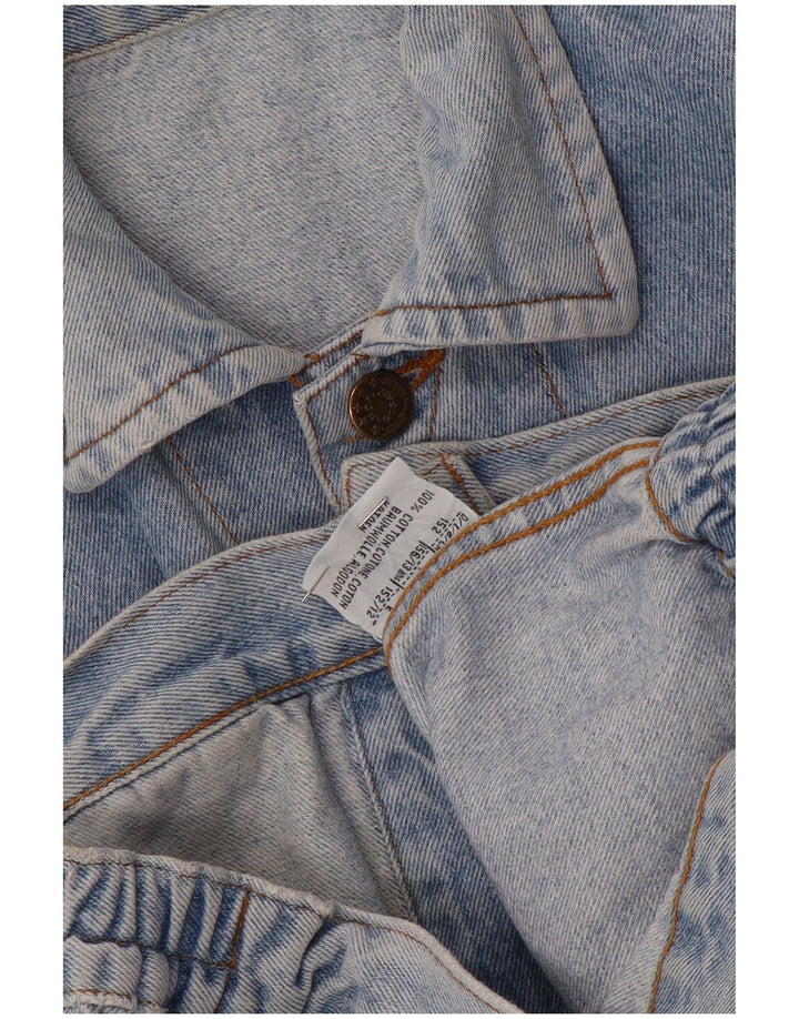 Vintage traper jakna za dječake 12-13 godina, plavi pamuk