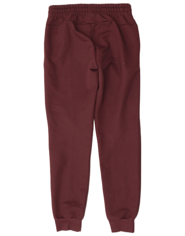 Adidas Ženska trenirka Hlače Joggers UK 8/10 Male bordo poliester