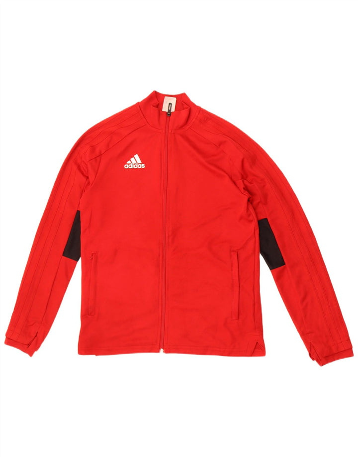 Adidas trenirka za dječake 13-14 godina Red Colourblock Poliester