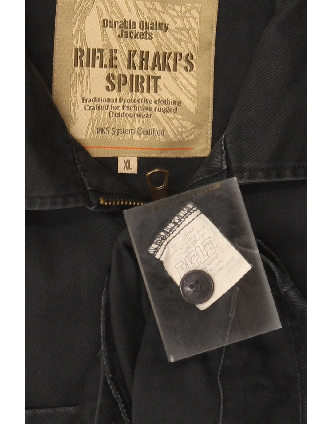 Muška bomber jakna Rifle UK 42 XL tamnoplavi pamuk