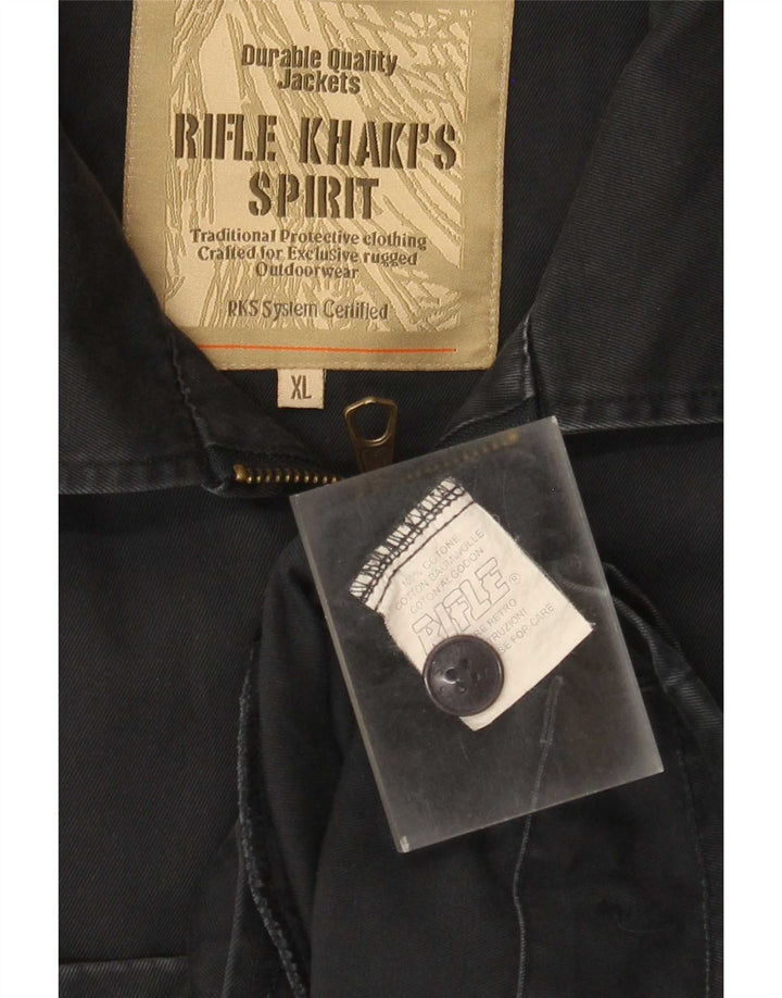 Muška bomber jakna Rifle UK 42 XL tamnoplavi pamuk
