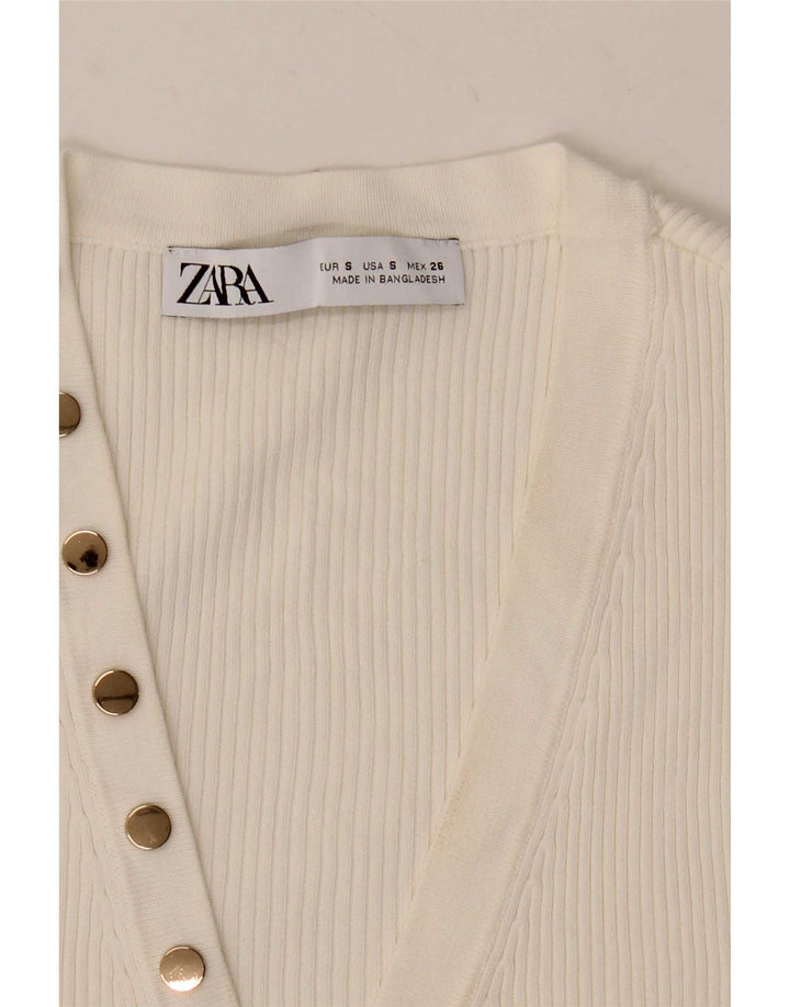 Zara ženski kratki top bez rukava UK 10 Small White
