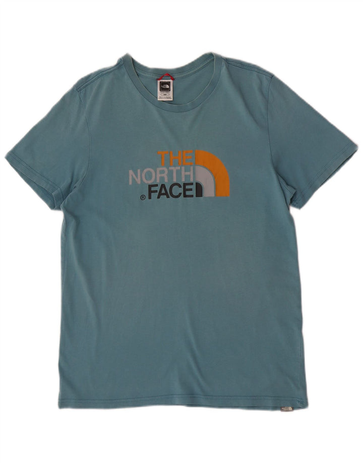 Srednje plava muška majica s grafičkim motivima The North Face