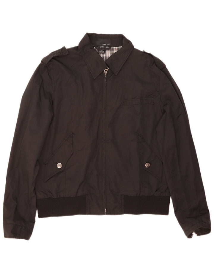 Zara muška bomber jakna UK 38 Srednje crni pamuk