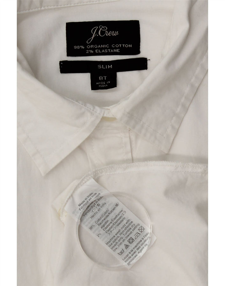 J. Crew Ženska tanka košulja US 8 Srednje bijeli pamuk