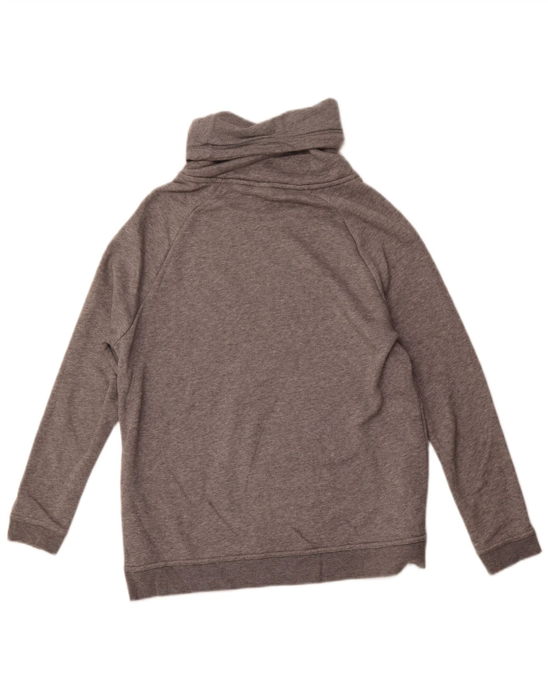 NIKE Ženska majica s rol izrezom UK 14 srednje sivi flekasti pamuk