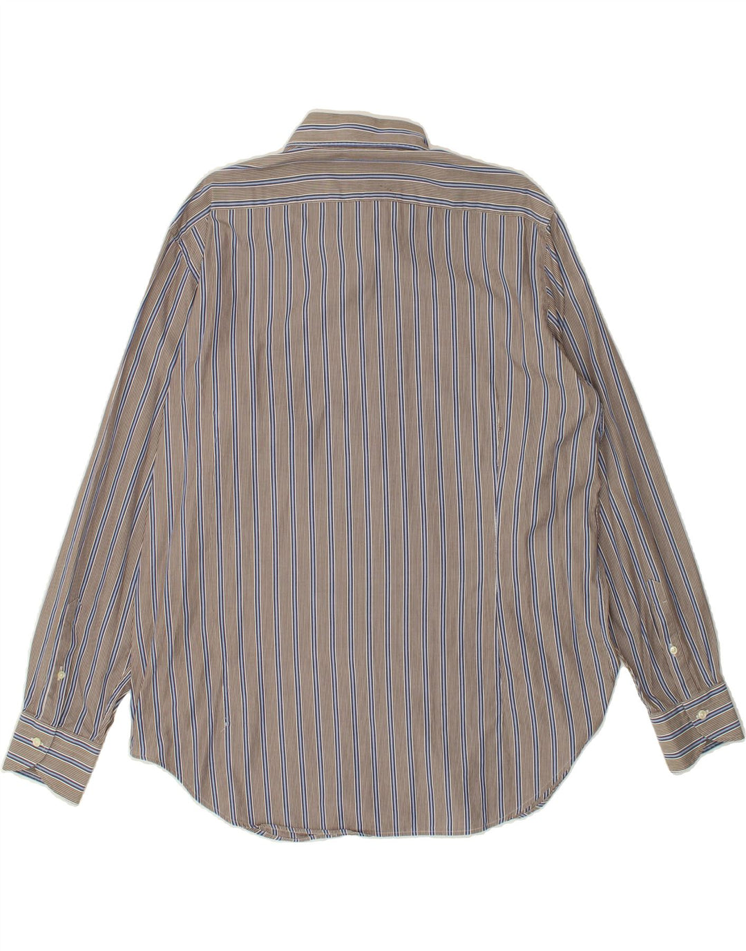 UNGARO Mens Shirt Size 45 18 2XL Grey Striped Vintage Ungaro and Second-Hand Ungaro from Messina Hembry 
