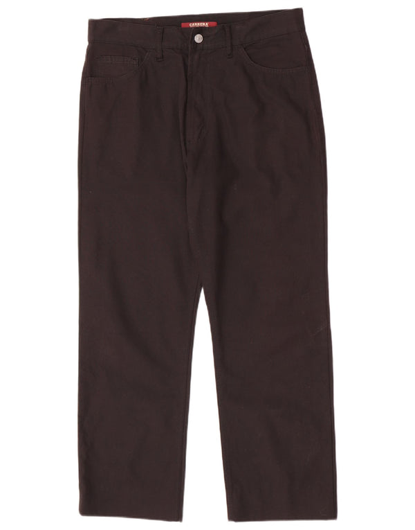 Carrera muške ravne ležerne hlače IT 50 Large W34 L28 crni pamuk