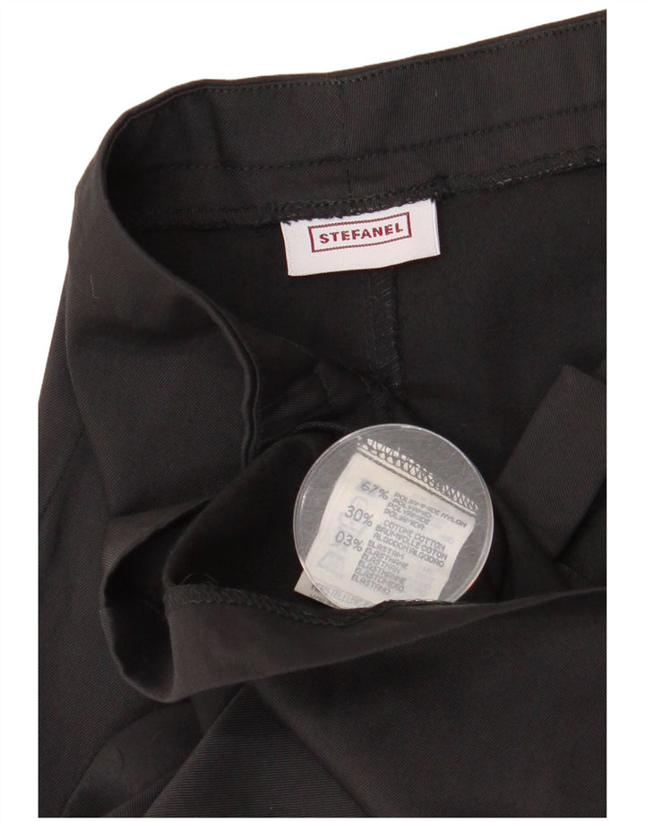 Stefanel ženska pencil suknja IT 42 srednje W28 crni poliamid