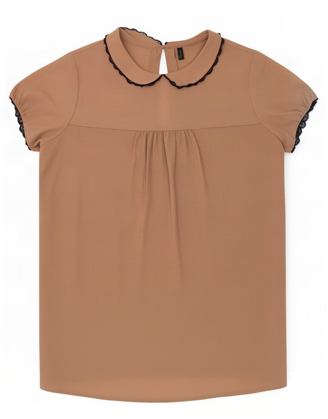 Benetton gornji dio ženske bluze UK 10 Small Beige Poliester
