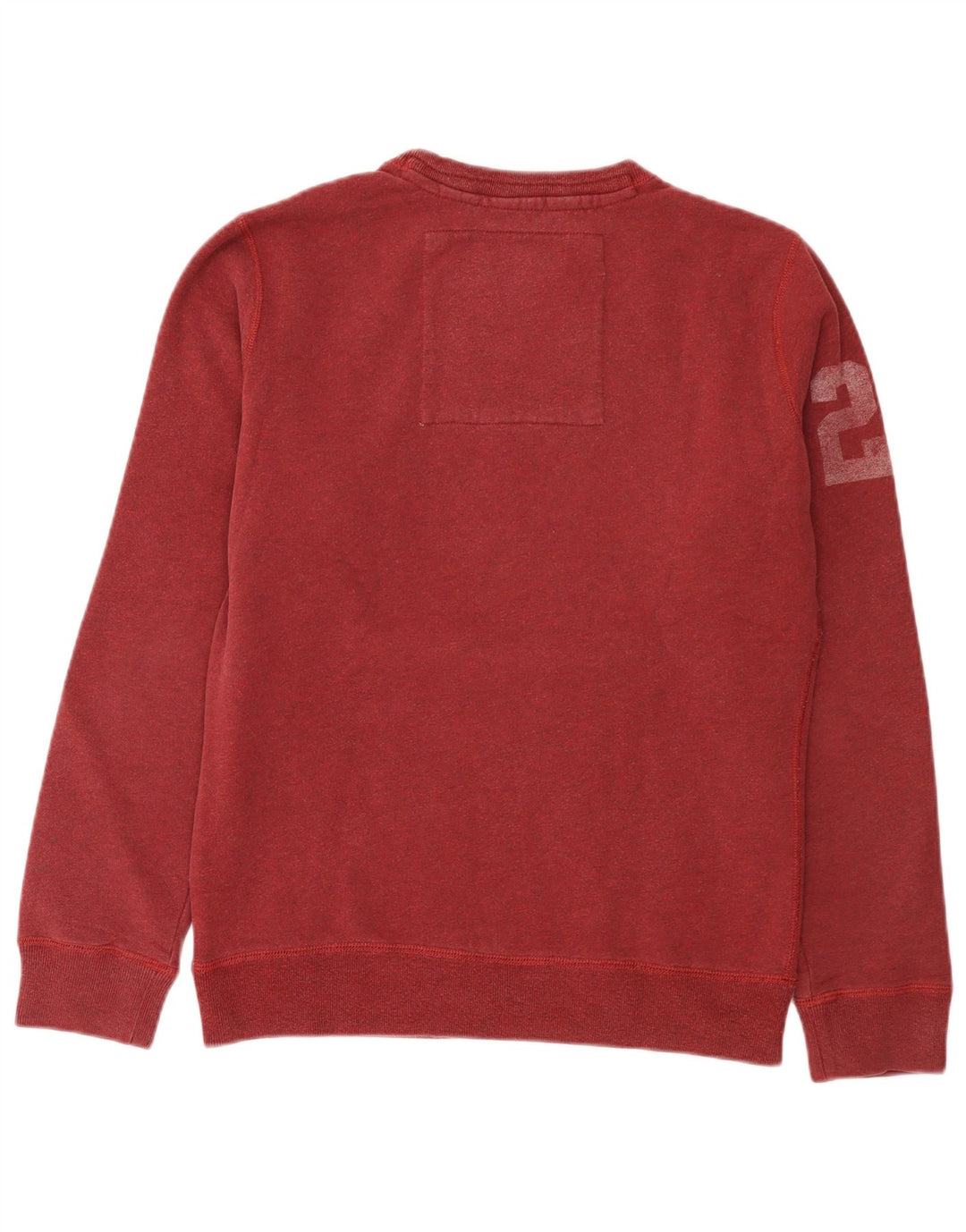 Superdry muška trenirka s grafičkim motivima Srednji bordo pamuk