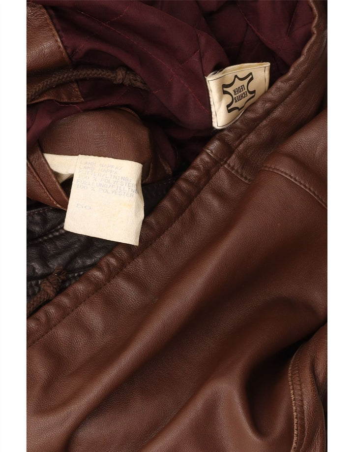 VINTAGE muška kožna jakna IT 50 Large Brown Leather