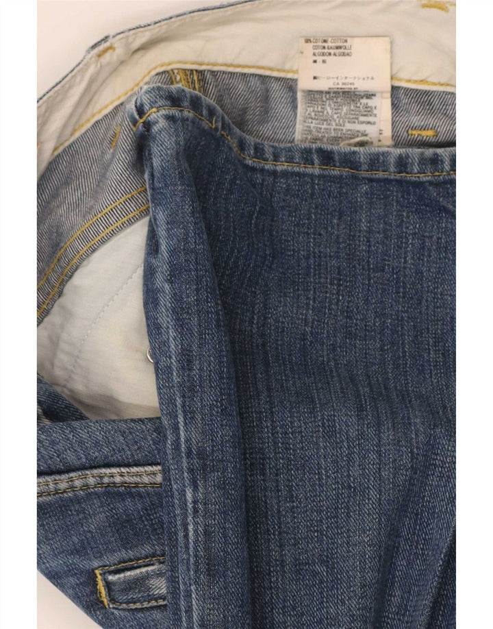 Replay Mens Cargo Bootcut Jeans W30 L32 Blue Cotton