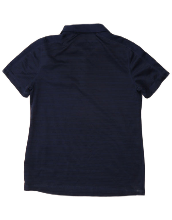 Adidas ženska polo majica Rangers UK 12 Medium tamnoplava poliesterska prugasta majica