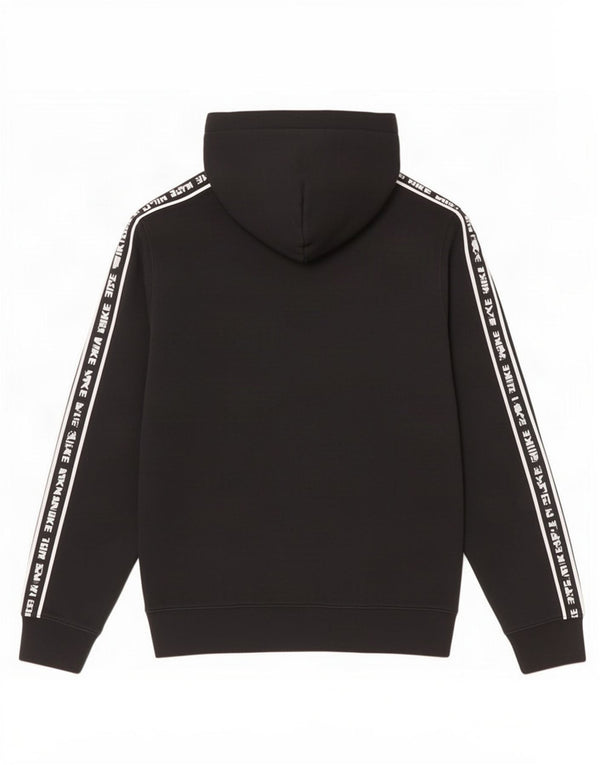 Nike Mens Graphic Hoodie Jumper XS Black Cotton