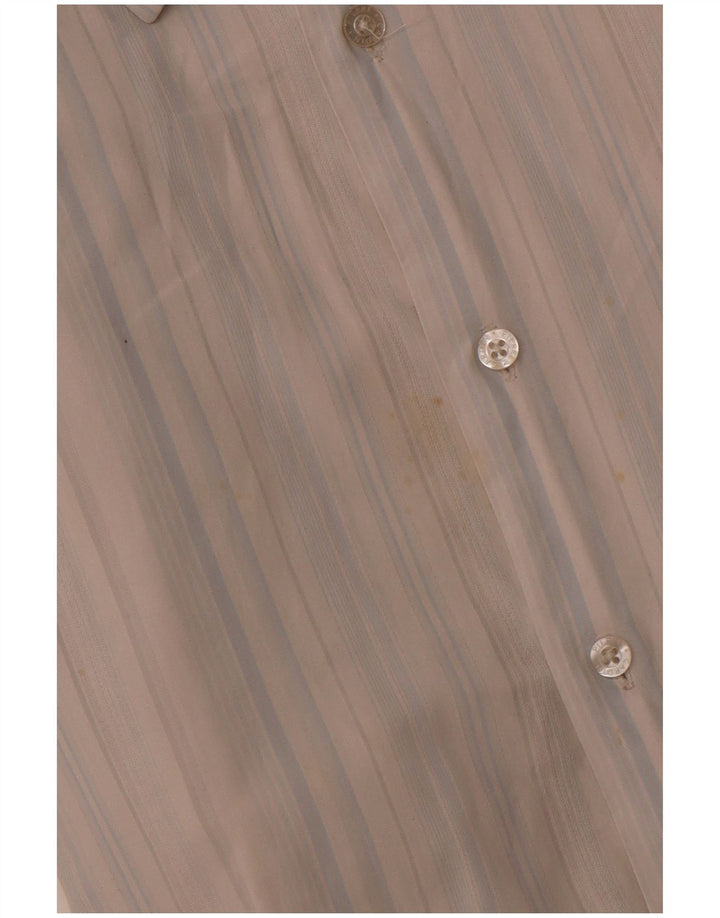 PIERRE CARDIN Muška košulja kratkih rukava 2XL pamuk na plave pruge