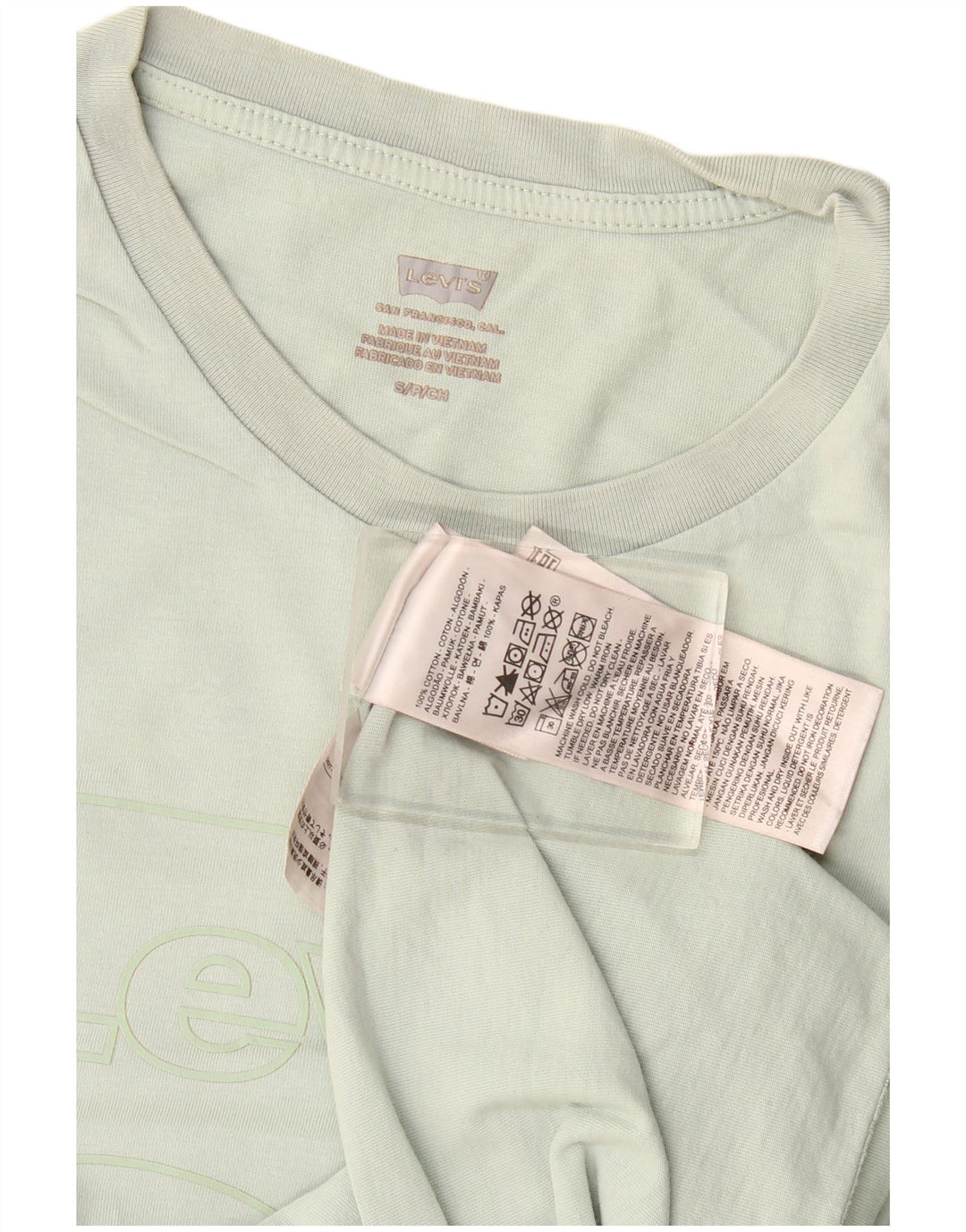 Gornja ženska majica kratkih rukava Levi's Graphic UK 10 Small kaki