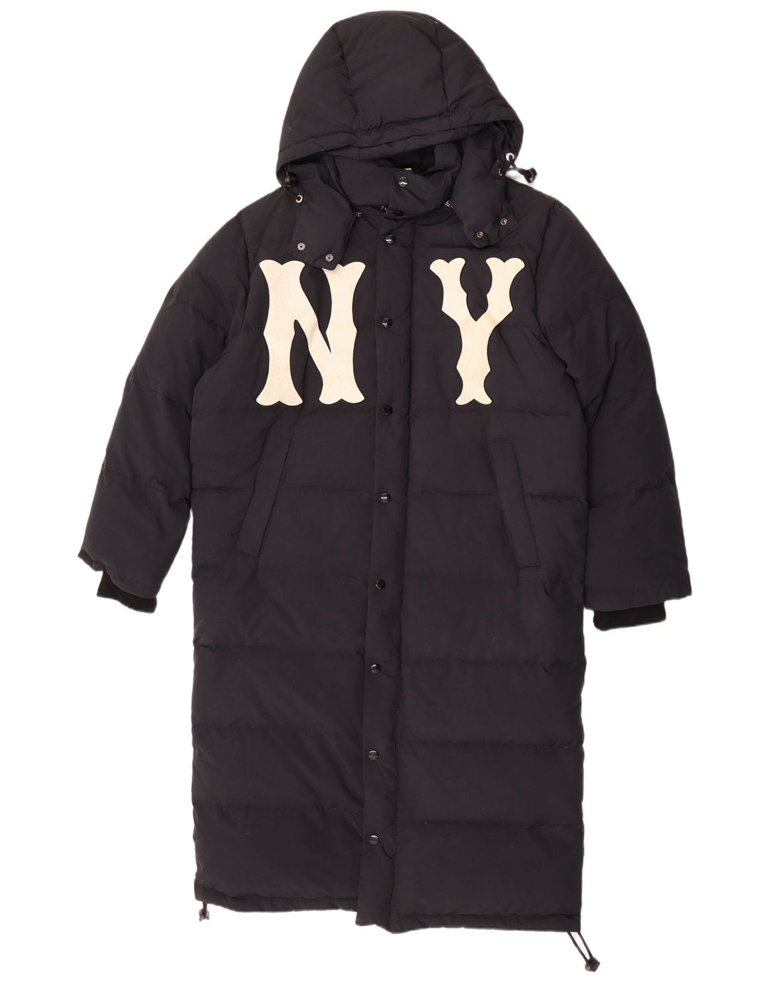 Gucci muški grafički podstavljeni kaput s kapuljačom IT 46 veliki crni poliamid