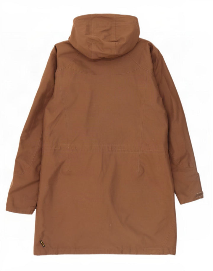 Jack Wolfskin ženska jakna parka s kapuljačom UK 16 veliki smeđi poliester