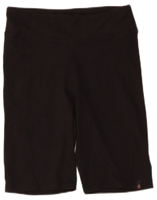 Volcom ženske sportske kratke hlače bermuda UK 12 srednji crni poliester